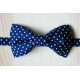 Wonderful handmade polka dot pre-tied bow tie