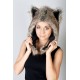 Beast Hat "Fox" C, faux fur, with ears