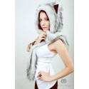 "Husky" fake fur hat, model A