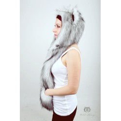 Beast Hat "Husky" B, faux fur, with ears